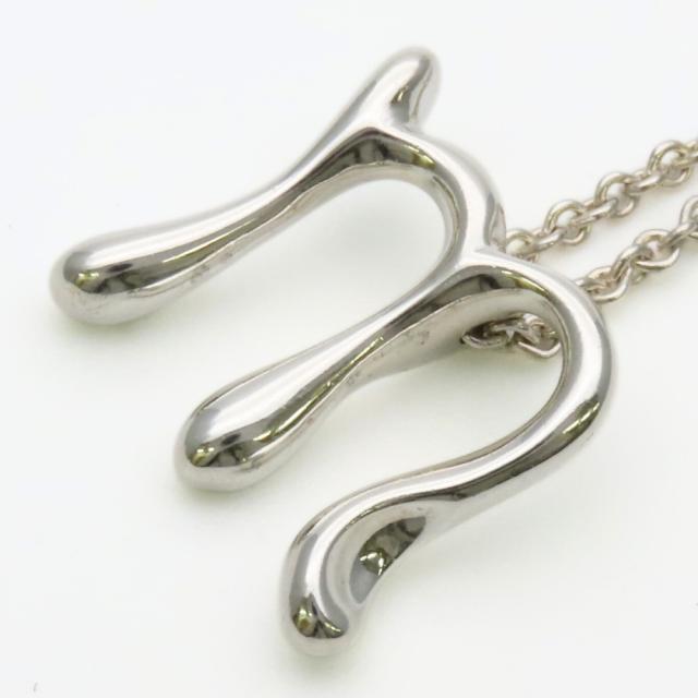 中古 ティファニー ネックレス レターｍ シルバー925 約5.2g シルバー エルサペレッティ イニシャル アクセサリー レディース 女性 TIFFANY&amp;Co._4