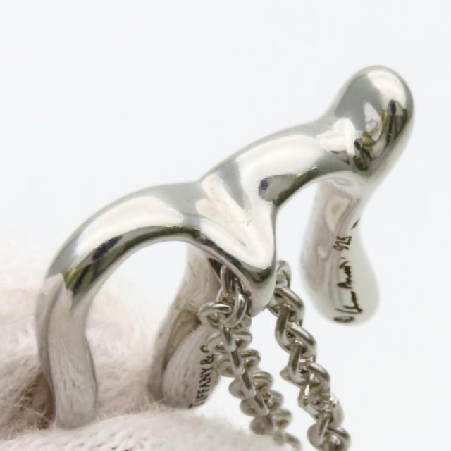 中古 ティファニー ネックレス レターｍ シルバー925 約5.2g シルバー エルサペレッティ イニシャル アクセサリー レディース 女性 TIFFANY&amp;Co._5