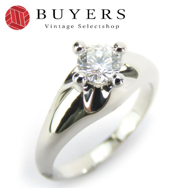中古 ブルガリ リング・指輪 コロナソリテール Pt950 ダイヤモンド 約6.7g プラチナ ジュエリー 1P 婚約指輪 レディース 女性 BVLGARI