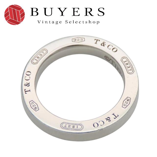 中古 ティファニー ペンダントトップ 1837 サークル シルバー925 約2.7g シルバー ネックレス 人気 アクセサリー レディース 女性 TIFFANY&Co.