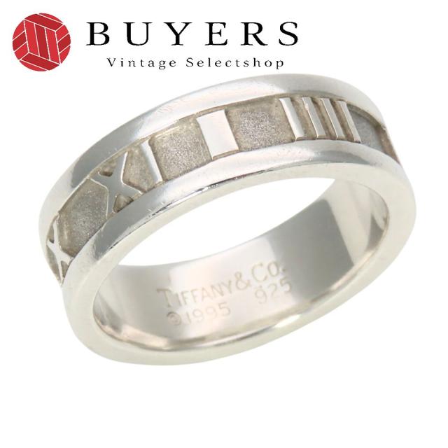 中古 ティファニー リング・指輪 アトラス シルバー925 約5.7g シルバー アクセサリー レディース 女性 TIFFANY&amp;Co.
