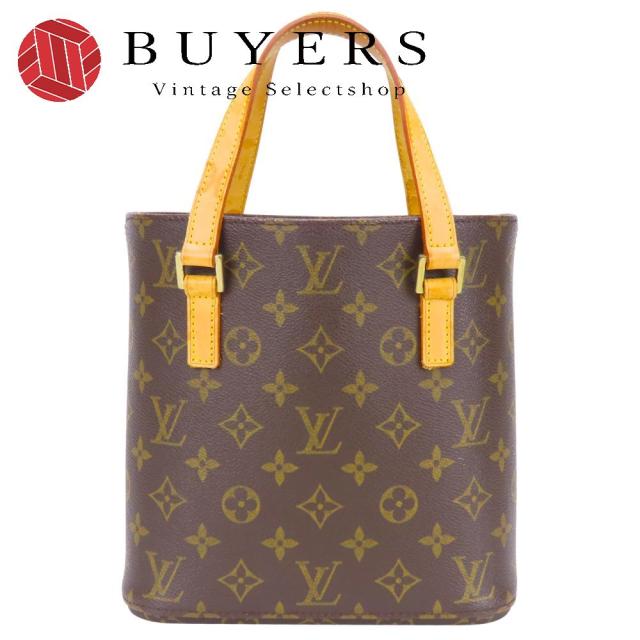中古 ルイ・ヴィトン ハンドバッグ ヴァヴァンPM M51172 モノグラム ヌメ革 ブラウン レディース 女性 LOUIS VUITTON