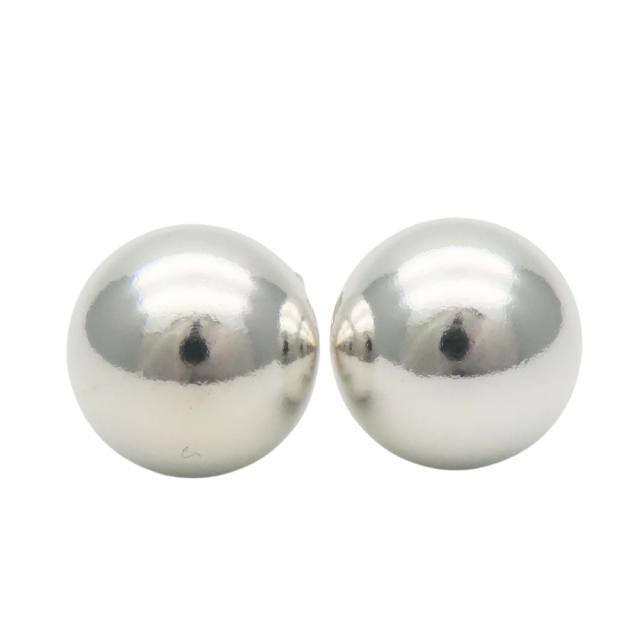 中古 ティファニー ピアス ハードウェアボール シルバー925 約4.7g シルバー アクセサリー レディース 女性 TIFFANY&amp;Co._1