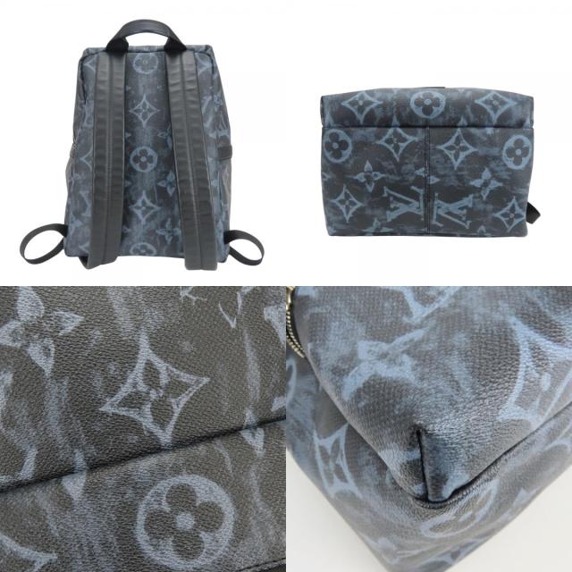 中古 ルイ・ヴィトン リュック・デイパック ディスカバリーバックパック M57274 限定コレクション モノグラムパステル ノワール グレー系 ブラック 人気 カジュアル 普段使い メンズ 男性 LOUIS VUITTON_4