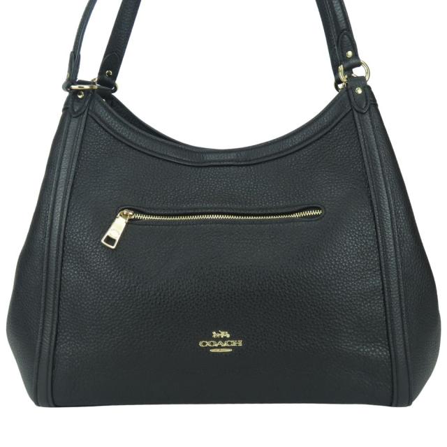 中古 コーチ トートバッグ C6231 レザー ブラック ゴールド金具 肩掛け レディース 女性 COACH_1