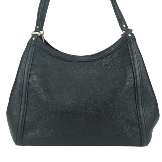 中古 コーチ トートバッグ C6231 レザー ブラック ゴールド金具 肩掛け レディース 女性 COACH_3