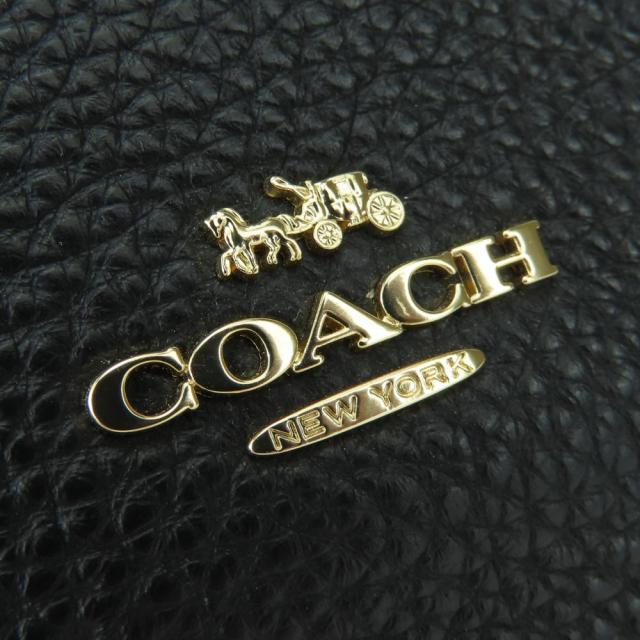 中古 コーチ トートバッグ C6231 レザー ブラック ゴールド金具 肩掛け レディース 女性 COACH_5