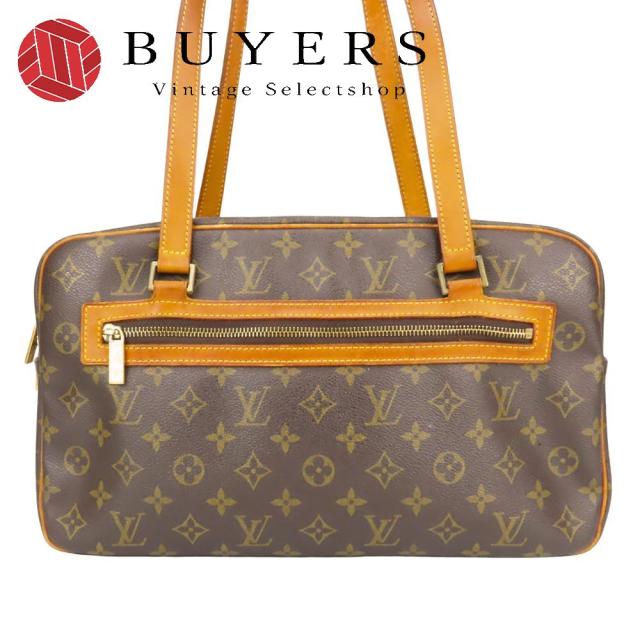 中古 ルイ・ヴィトン トートバッグ シテGM M51181 モノグラム ブラウン 肩掛け レディース 女性 LOUIS VUITTON