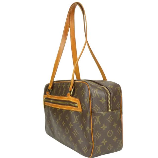 中古 ルイ・ヴィトン トートバッグ シテGM M51181 モノグラム ブラウン 肩掛け レディース 女性 LOUIS VUITTON_2