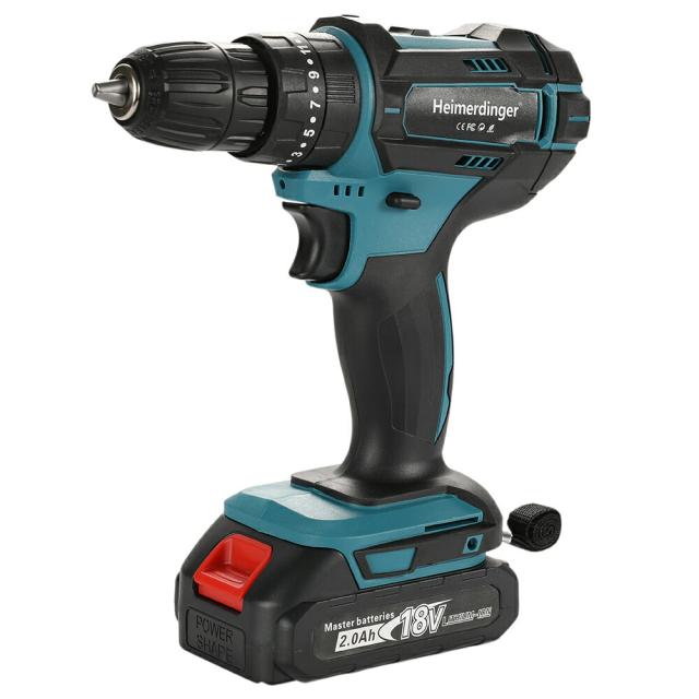 電動ドライバー マキタ 18V 互換 軽量モデル 本体・電池2個・急速充電器・ケース セット ドリル バッテリー 6Ah 6アンペア 国内正規品 Heimerdinger 送料無料_5