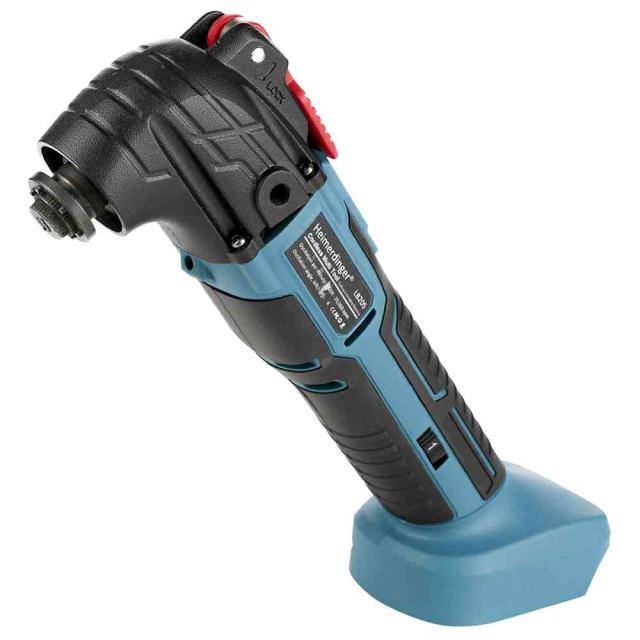 マルチツール 全て マキタ 互換 Wバッテリーケース 本体+6.0Ah電池×2個 +急速充電器+ケース カットソー 工具レス 18V 替刃付 18V Heimerdinger 送料無料