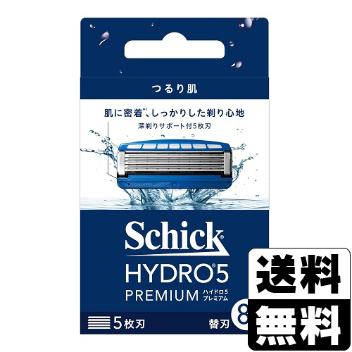 シック]シック ハイドロ5 プレミアム つるり肌へ 替刃 8個入
