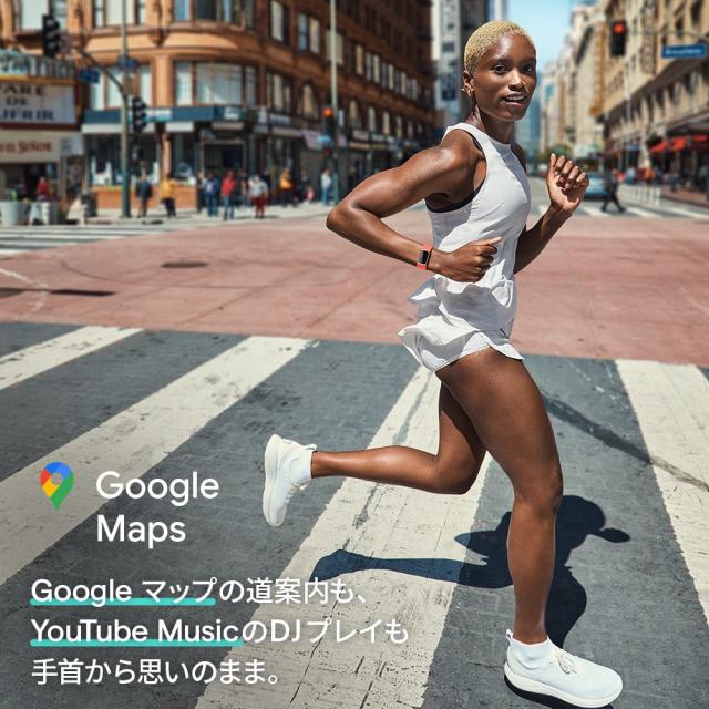 Google Fitbit Charge 6 コーラル シャンパンゴールド フィットビット 