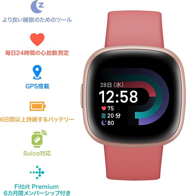 Egi Smart Fit 3.5号 30g レッドパープル・グロー・UVピンク Google Fitbit Versa 4 ピンクサンド カッパーローズアルミニウム