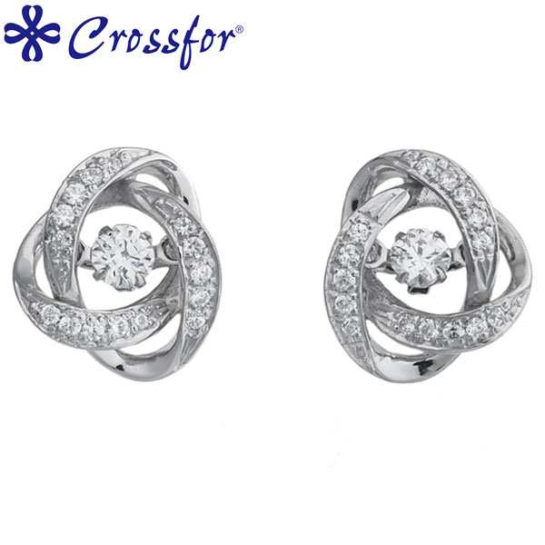 取寄品 Crossfor New York クロスフォー NYE-116 Loop1 ループ #8801304 ピアス イヤーアクセサリー レディース アクセサリー ジュエリーの通販は