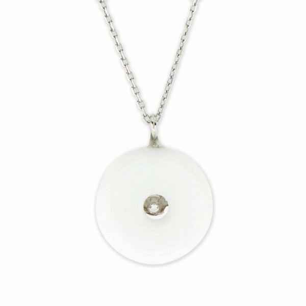 取寄品 Crossfor New York クロスフォー NRD-002WH Moon White ムーンホワイト ペンダント ネックレス レディース アクセサリー ジュエリー 送料無料_2