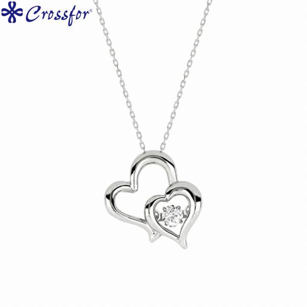 取寄品 Crossfor New York クロスフォー NYP-663 Sweet Heart スイートハート ペンダント シルバー ネックレス レディース アクセサリー ジュエリー  送料無料