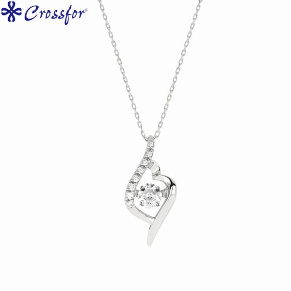 取寄品 Crossfor New York クロスフォー NYP-664 Beauty inside ビューティーインサイド ペンダント シルバー ネックレス レディース アクセサリー ジュエリー 送料無料