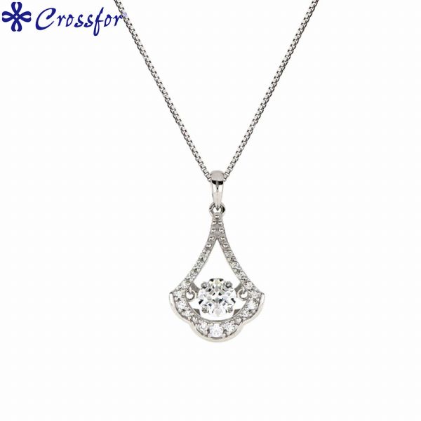 取寄品 Crossfor New York クロスフォー NYP-665 Compassion コムパション ペンダント シルバー ネックレス レディース アクセサリー ジュエリー  送料無料