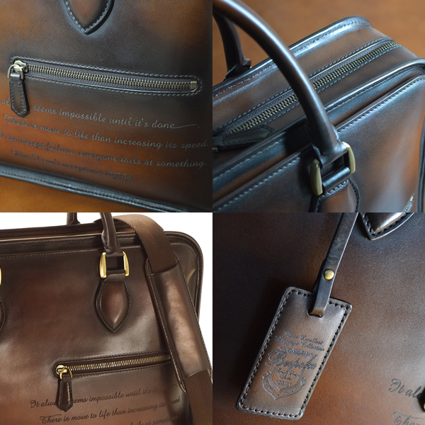 取寄品 ビジネスバッグ ビジネス鞄 2WAY B4 ブリーフケース ヴィンテージレザー ショルダーバッグ 通勤 22339 メンズバッグ 送料無料_1