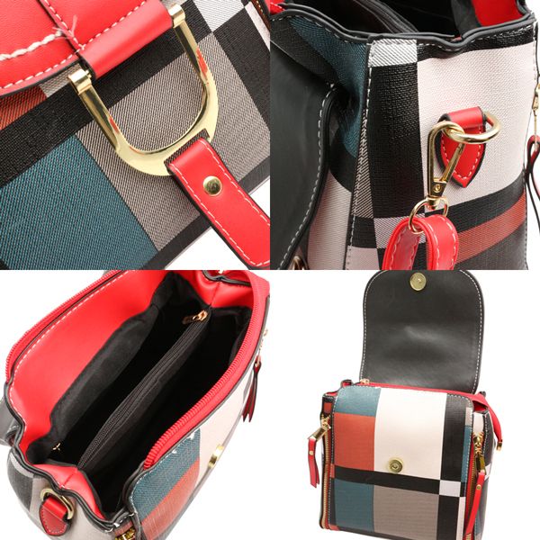 手作り☆パッチワーク風の可愛い働く車のリュックサック☆小サイズ