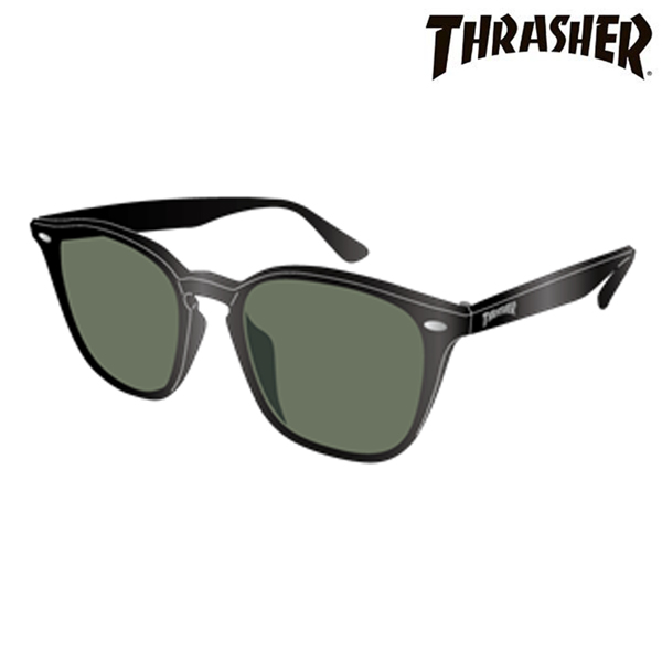 取寄品 THRASHER スラッシャー サングラス UVカット 偏光レンズ JADE ジェイド 1030 BK-SMP ユニセックス メンズ レディース 送料無料の通販は 4,752円