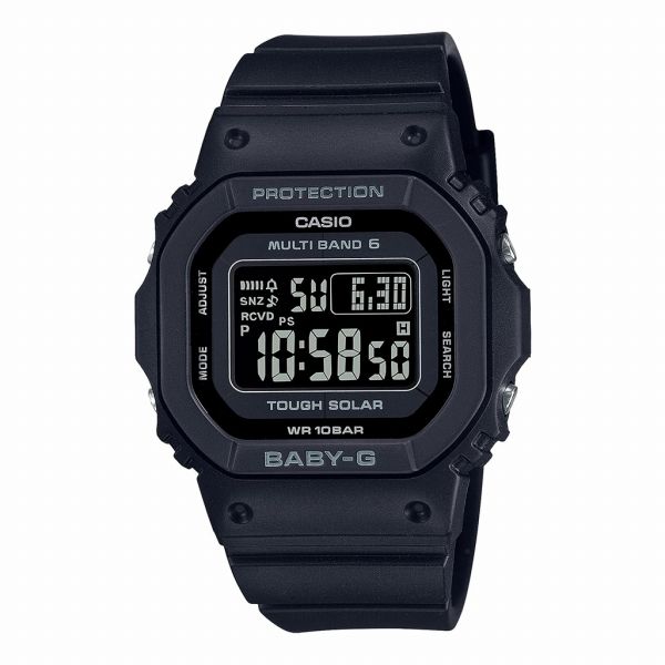 取寄品 正規品 CASIO腕時計 カシオ BABY-G ベイビージー デジタル表示 長方形 ソーラー 10気圧防水 BGD-5650-1CJF レディース腕時計 送料無料の通販は