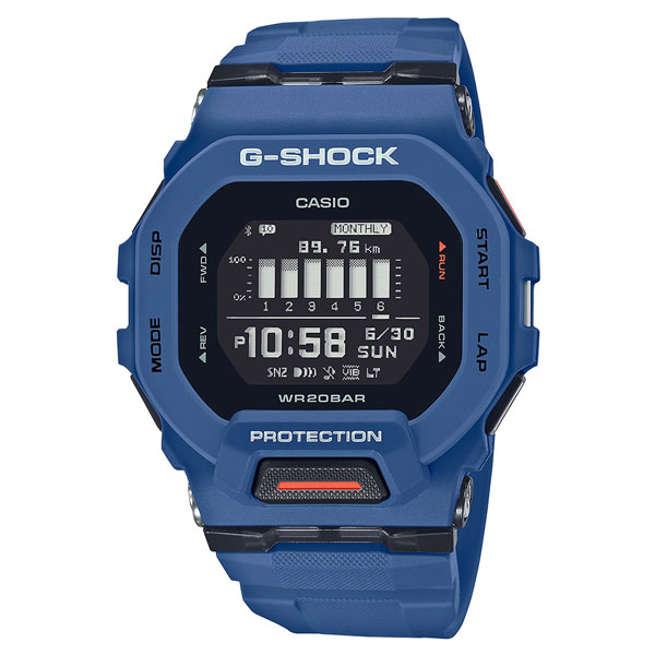 取寄品 定まり品 CASIOウオッチ カシオ G-SHOCK ジーショック G-SQUAD デジタル書きあらわす 暦 矩形 GBD-200-2JF メンズウオッチ 貨物輸送無料