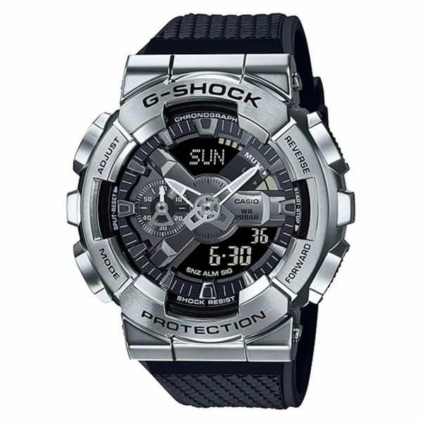 取寄品 正規品 CASIO腕時計 カシオ G-SHOCK ジーショック アナデジ アナログ&デジタル 丸形 GM-110-1AJF メンズ腕時計 送料無料