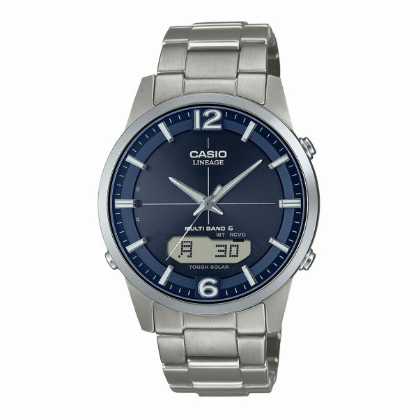 取寄品 正規品 CASIO腕時計 カシオ LINEAGE リニエージ アナデジ表示 アナログ&デジタル ソーラー 丸形 LCW-M170TD-2AJF 人気モデル メンズ腕時計 送料無料