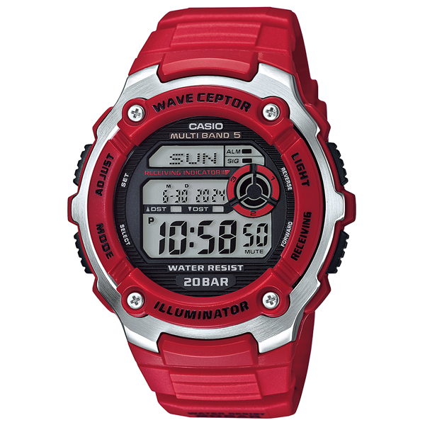 取寄品 正規品 CASIO腕時計 カシオ SPORTS デジタル表示 丸形 カレンダー 20気圧防水 ワールドタイム WV-200R-4AJ メンズ腕時計 送料無料の通販は 5,683円