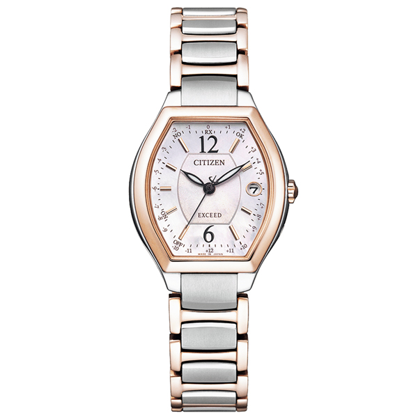 取寄品 正規品 CITIZEN シチズン エクシード ES9342-50W EXCEED 光発電エコ・ドライブ トノーフェイス レディース腕時計 送料無料
