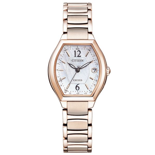 取寄品 正規品 CITIZEN シチズン エクシード ES9344-54W EXCEED 光発電エコ・ドライブ トノーフェイス レディース腕時計 送料無料