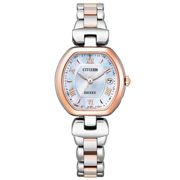 取寄品 正規品 CITIZEN シチズン エクシード ES9455-53A EXCEED 光発電エコ・ドライブ トノーフェイス レディース腕時計 送料無料