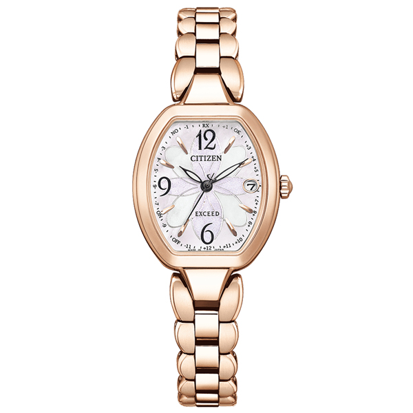 取寄品 正規品 CITIZEN シチズン エクシード ES9482-51W EXCEED 光発電エコ・ドライブ トノーケース レディース腕時計 送料無料