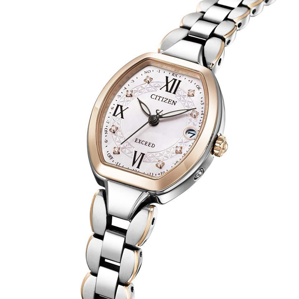 取寄品 正規品 CITIZEN シチズン エクシード ES9484-55W EXCEED 光発電エコ・ドライブ トノーケース レディース腕時計 送料無料_3