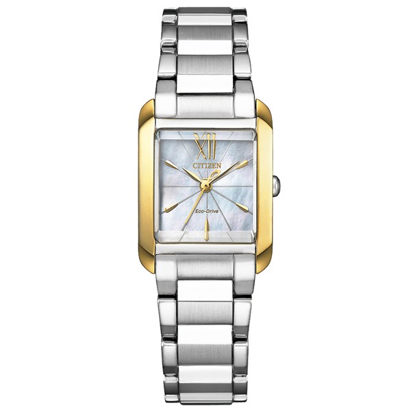 取寄品 正規品 CITIZEN シチズン シチズンエル EW5558-81D SQUARE Collection レクタングラーフェイス レディース腕時計 送料無料の通販は
