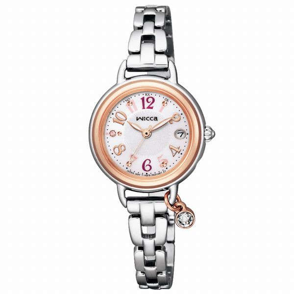 取寄品 正規品 CITIZEN シチズン ウィッカ KL0-511-11 wicca ブレスライン 日付カレンダー レディース腕時計 送料無料の通販は