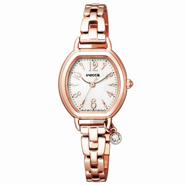 取寄品 正規品 CITIZEN シチズン ウィッカ KP2-566-91 wicca ブレスライン トノーフェイス レディース腕時計 送料無料