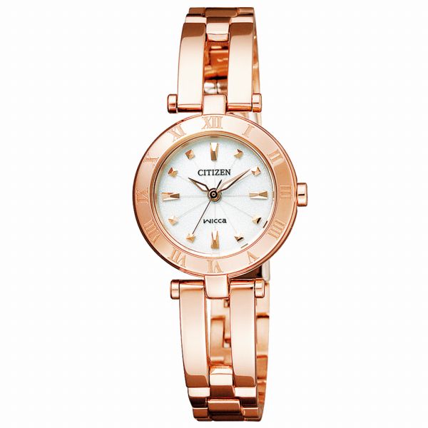 取寄品 正規品 CITIZEN シチズン ウィッカ NA15-1573C wicca ラウンドフェイス ソーラーテック レディース腕時計 送料無料の通販は