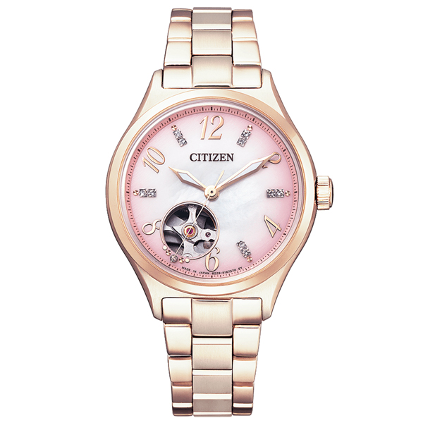 取寄品 正規品 CITIZEN シチズン シチズンコレクション PC1005-87X COLLECTION ラウンドフェイス 自動巻き レディース腕時計 送料無料