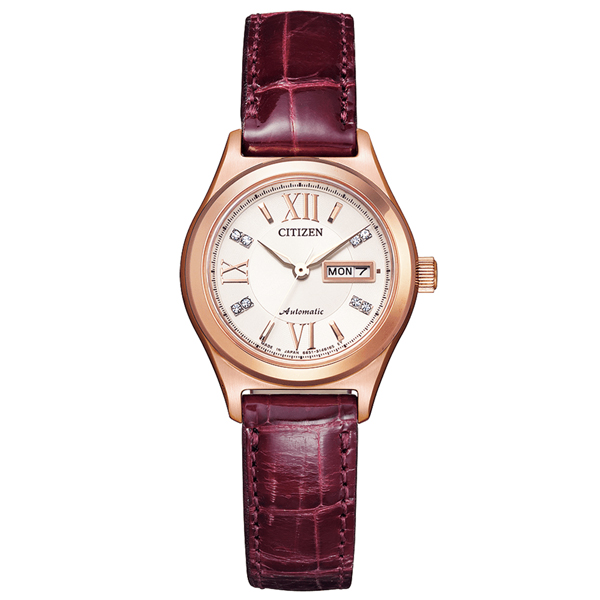 取寄品 正規品 CITIZEN シチズン シチズンコレクション PD7162-04A COLLECTION ラウンドフェイス 自動巻き レディース腕時計 送料無料