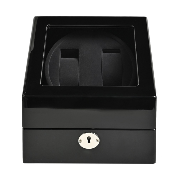 取寄品 LUHW ローテンシュラガー 木製2連ワインディングマシーン 2本巻き 2連 ウォッチワインダー 自動巻き LU2223001BK ワインディングマシーン 送料無料の通販は