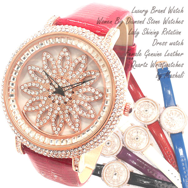 文字盤が回る ぐるぐる時計 スピナー シチズンMIYOTAムーブメント 革ベルト レディース腕時計 RT003 送料無料の通販は