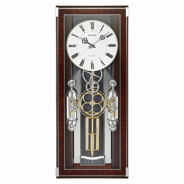 取寄品 正規品 RHYTHM リズム時計 4MN535SR23 振子時計 ソフィアーレプリモ アナログ表示 掛け時計 送料無料