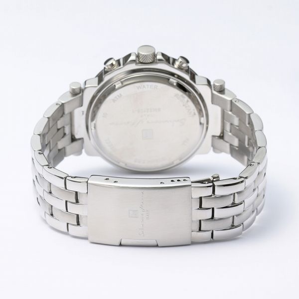 取寄品 正規品 Salvatore Marra 腕時計 サルバトーレマーラ SM22108-SSWH 10気圧防水 日付曜日表示 メタルベルト 防水 メンズ腕時計 送料無料_2
