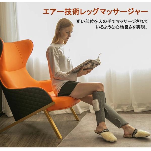 【2個入&amp;送料無料 】エアマッサージャー レッグエアマッサージ器 USB式 美足 リラックス 360°サイクル 3つマッサージモード_1