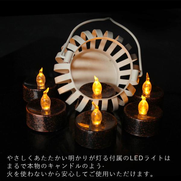 LEDキャンドル 揺れる 電池式 12個セット ハロウィン 飾り