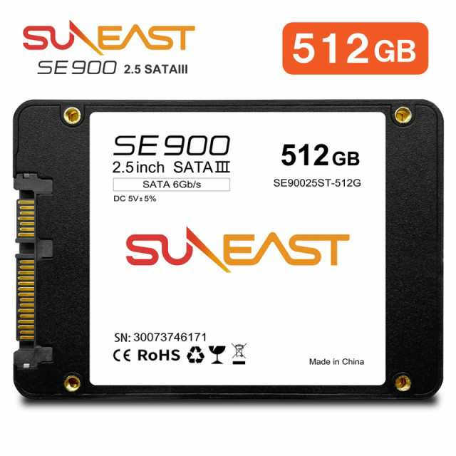 SSD 512G サンイースト SATA3 新品 未使用
