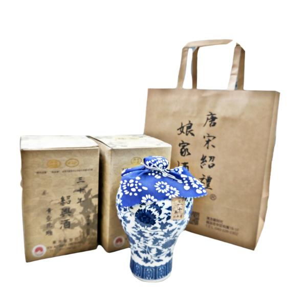 唐宋紹禮 幻し 30年熟成 紹興酒 青壺花彫 500mlX 1本（1本